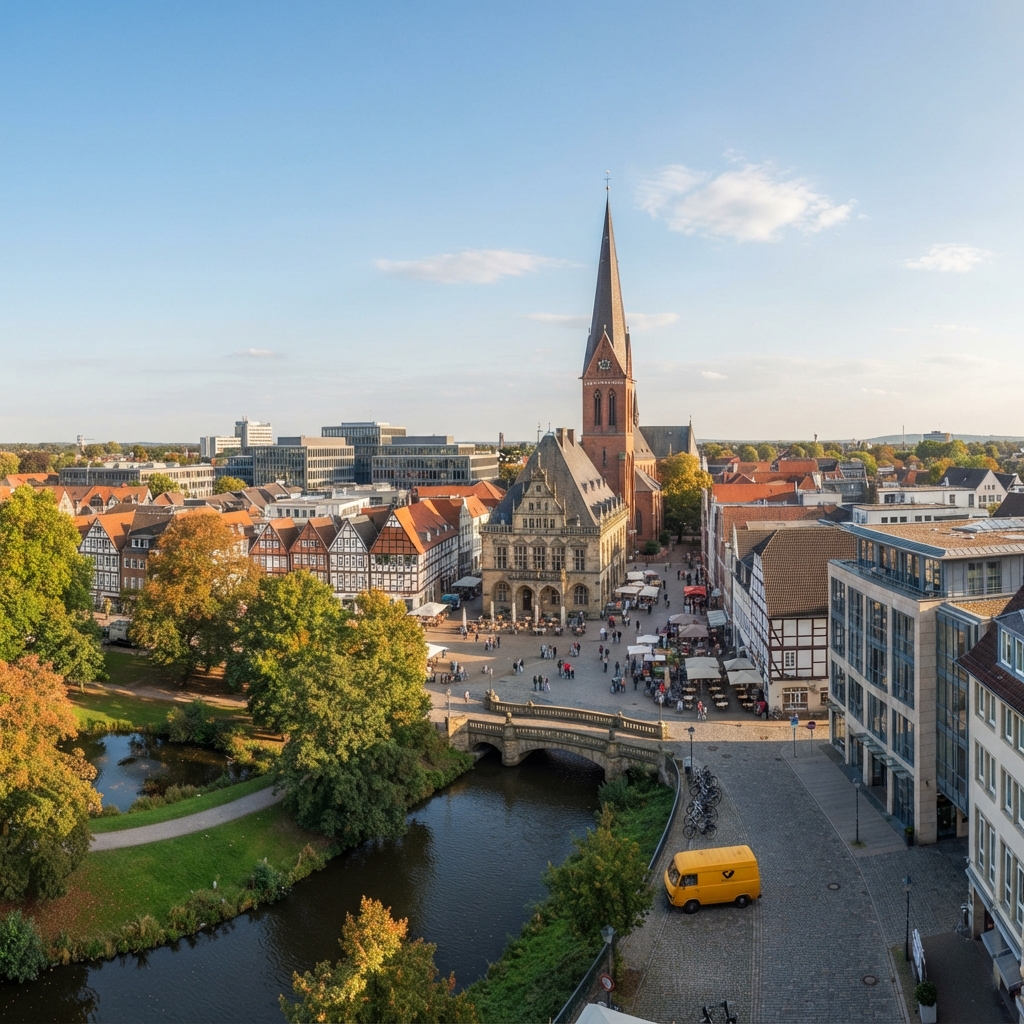 Bielefeld Skyline, Standort Schlüsseldienst Ahrens Wertherstraße